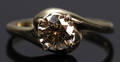 Diamant solitairering, ca. 0.86 ct