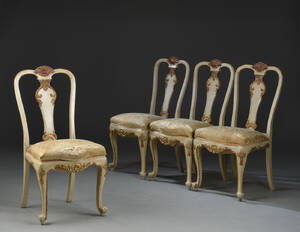 Fire stole i gustaviansk stil 4