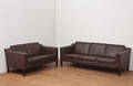 Dansk møbelproducent. 2 og 3-personers sofa, læder 2