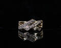 Ring, Diamanter, 0.21ct, 18K guld, vikt 4,3g