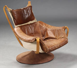 Dansk møbelproducent. Lænestol, 197080erne