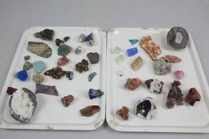 PARTI med mineraler, bl.a. geod, bergkristall