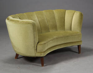 Dansk møbelproducent. Banansofa, 19401950erne