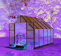 Halls drivhus Magnum 108 8,3m2 med 4mm polycarbonat