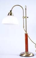 BORDSLAMPA, glasmetall, 1900-tal.