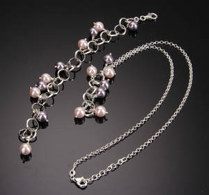 Smykkesæt af sterling sølv 2