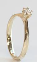 Solitairering, ca. 0.26 ct.