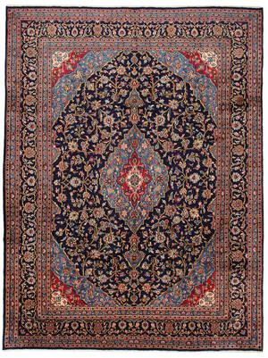 Persisk Mashad tæppe, 388X284 cm.