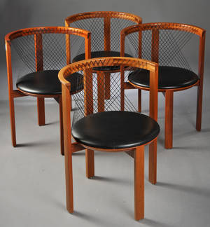 Niels Jørgen Haugesen. String chair. Fire stole 4