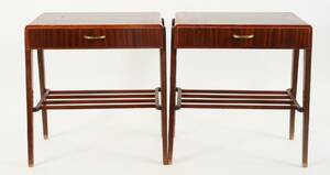 Nattduksbord ett par, 195060-tal