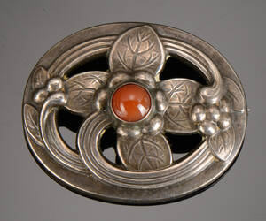 Georg Jensen. Broche af sølv 