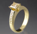 Diamant ring ca. 0.90 ct. Denne auktion er annulleret - se nu vare 1905407