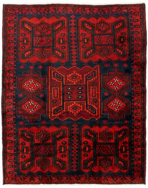 Persisk handknuten matta Lori, 220x170cm