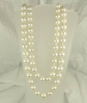 Südseeperlenkette endlos, ca. 125 cm