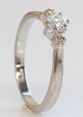 Brillantring, 0.35 ct.