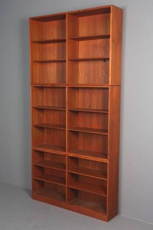 Børge Mogensen 1914-1972. Tre reoler, teak. 3 Denne auktion er annulleret - se nu vare 1893940