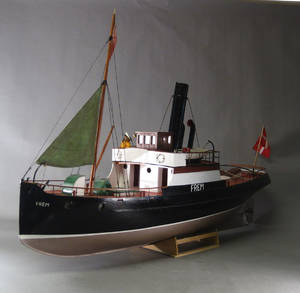 Modelskib Isbryderen Frem