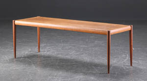 Sofabord af teaktræ, dansk design 1960erne