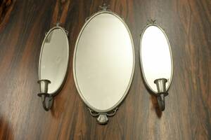Spegel,  2 st Spegellampetter