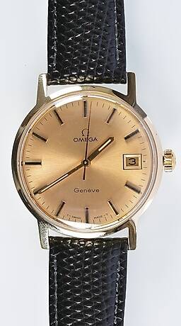 HERRARMBANDSUR, Omega Geneve, 18K.