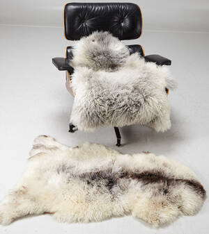 Fårskinn, svenska, 2 st
