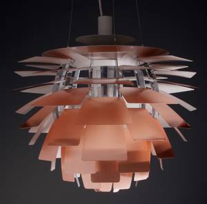 Poul Henningsen 1894-1967. Koglen i kobber Ø 60 cm.