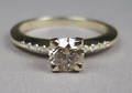 Brillant- og diamantring Ca. 0.79 ct.  Denne auktion er annulleret - se nu vare 1891244