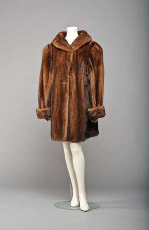 Vintage Minkpels af scanglow mink, ca. str. 44-48