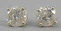 Par brillantørestikkere. Ca. 1.30 ct 2