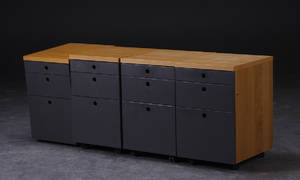 Gärsnäs Sweden. Fire skuffemoduler på hjul 4