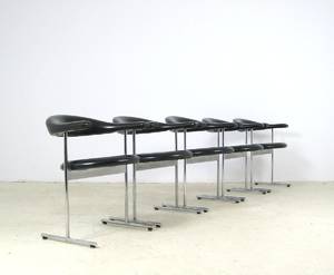 Geoffrey Harcourt, Set Armlehnstühle der 1960er Jahre für Hans Kaufeld 5