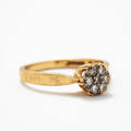 Ring 18 k guld diamanter