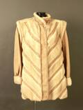 Jacke mit weißem Pelz, Gr.ca 42