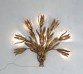 Große Wandapplique  Wandleuchte in Form eines Astbündels, Italien 196070er Jahre
