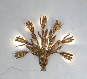 Große Wandapplique Wandleuchte in Form eines Astbündels, Italien 196070er Jahre