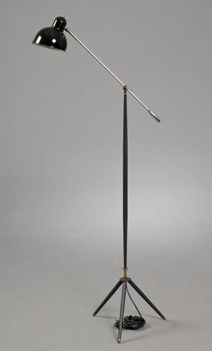 Standerlampe monteret med Christian Dell skærm