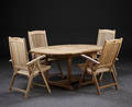 Teak havemøbelsæt 5