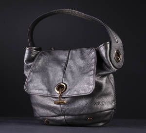 YSL, Yves Saint Laurent taske - Sølvfarvet.