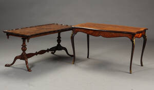 To sofaborde mahogny 2