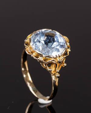 Ring, 14 kt guld, Viggo Wollny.