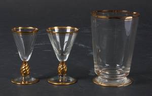 Holmegaard glasbesætning 35stk, model Idadesign Jacob E. Bang 35
