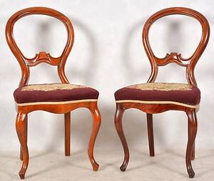 STOLAR, 1 par, rokokostil, 1900-tal.