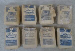 Stidvigs foderbensmjöl förpackningar, oöppnade. A260