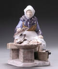 Bing  Grøndahl. Figur nr. 2233, fiskerkone 