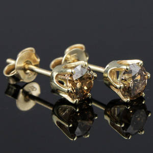 Par brillant ørestikker ca. 1.16 ct.