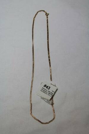 HALSKEDJA 18 K, 8 GRAM