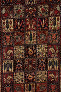 Handknuten figural bakthiari, Persien, 300x155