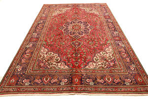 Handknuten persisk matta, Täbriz 295 x 204 cm