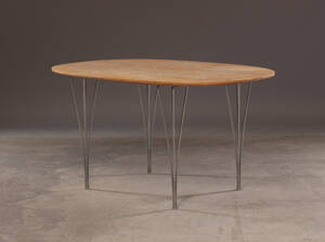 Piet Hein  Bruno Mathsson. Super Ellipse spisebord.