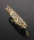 Diamant alliancering, ca. 0.80 ct